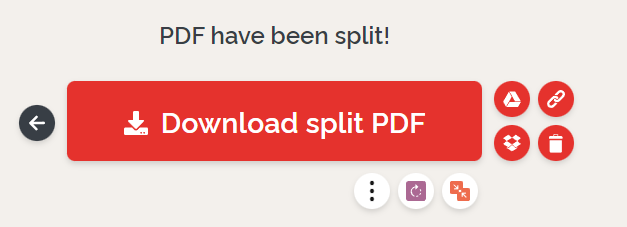 download split PDF