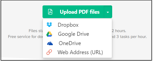 upload PDF files