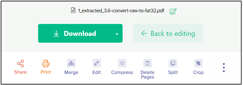 download the extracted PDF pages