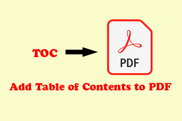 Table of Contents PDF: How to Add a Table of Contents to a PDF?