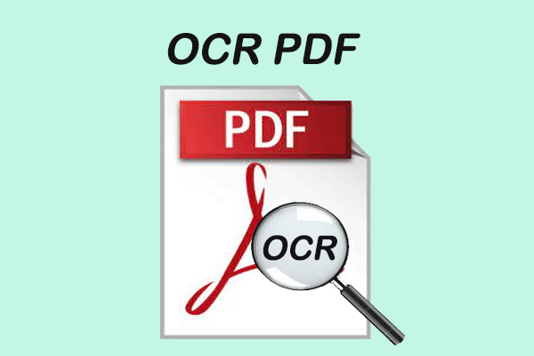 How to OCR a PDF and Recognize Text in PDF?