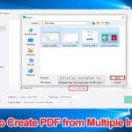 How to Create PDF from Multiple Images on Windows 10/11