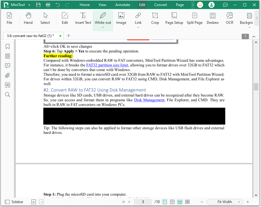 How to Black out Text in PDF to Hide Confidential Information