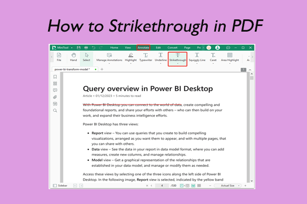 [Step-by-Step Guide] How to Strikethrough in PDF