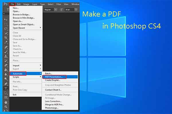 How to Make a PDF in Photoshop CS4? Here’s a Complete Guide