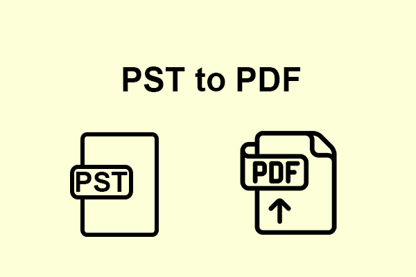 PST to PDF: How to Save an Outlook PST File as a PDF File?