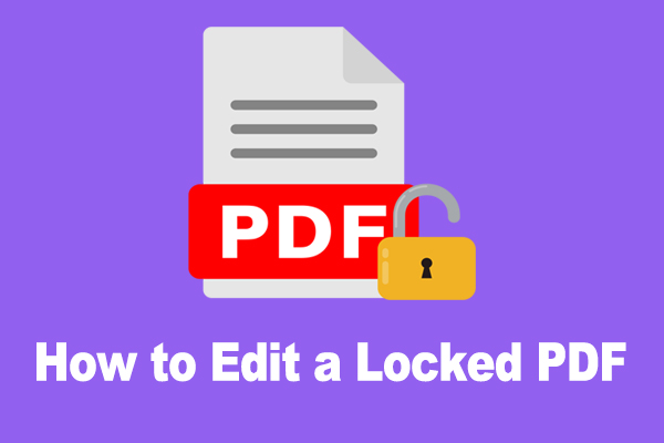 How To Edit A Locked PDF On Windows 