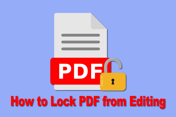 How to Lock PDF from Editing, Printing, or Copying