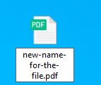 rename the file