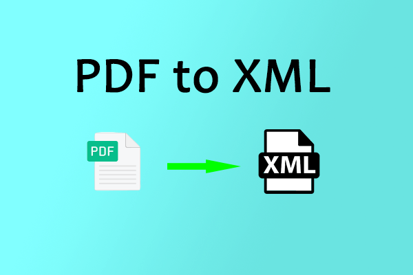 How to Convert PDF to XML Easily? MiniTool PDF Editor Helps You