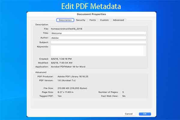 Add/Edit PDF Metadata Online and Offline [Step-by-Step Guide]