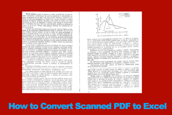 A Full Guide to Convert Scanned PDF to Excel on Windows