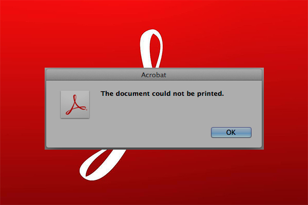 How to Fix Adobe The Document Could Not Be Printed? [6 Ways]
