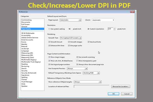 How to Check/Increase/Lower DPI in PDF? Here’re Steps