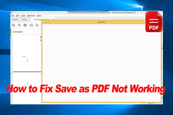 How to Fix Save as PDF Not Working on Windows PCs