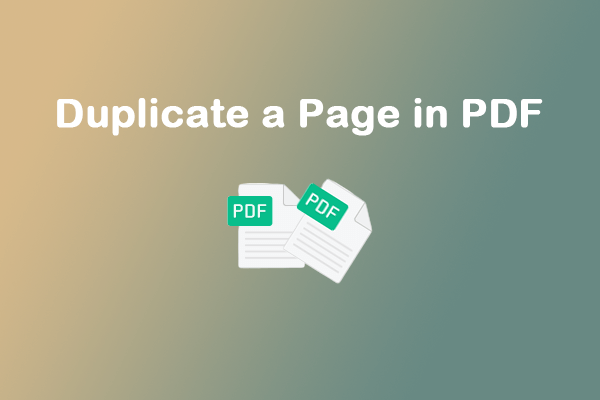 PDF Duplicate Page | Great Tool to Duplicate Pages in PDF
