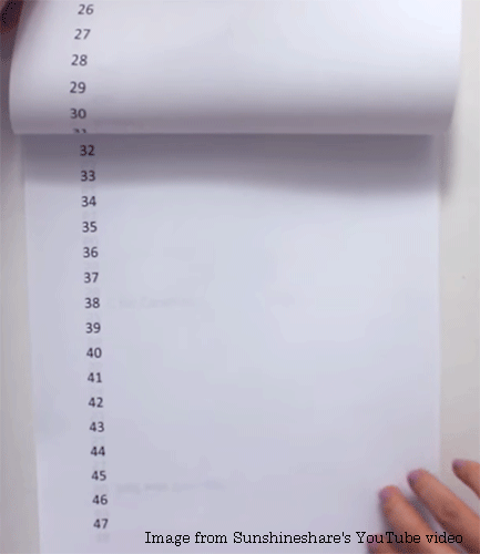 portrait document flip on short edge