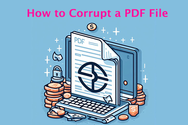 How to Corrupt a PDF File So It Won’t Open? [2 Ways]