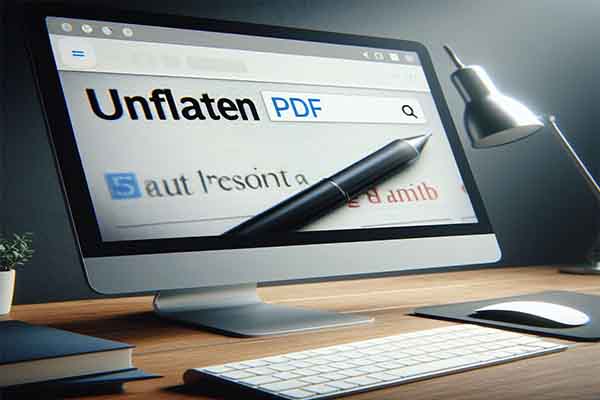 How to Unflatten a PDF? Cases, Conditions, Instructions