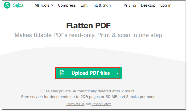 update PDF files on Sedja