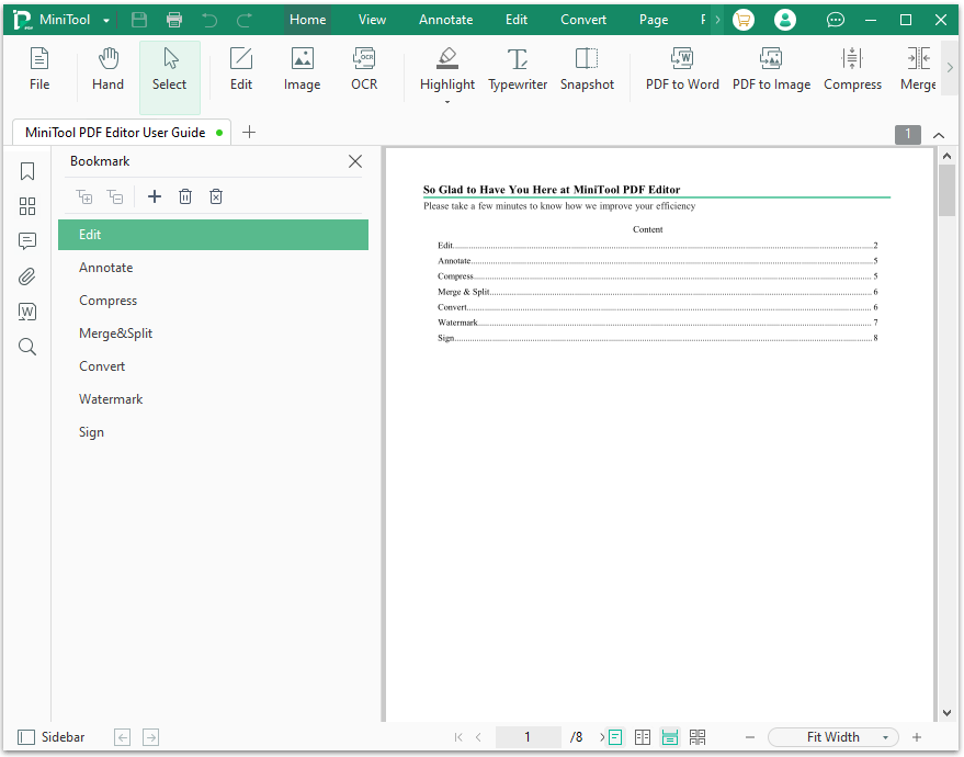 MiniTool PDF Editor