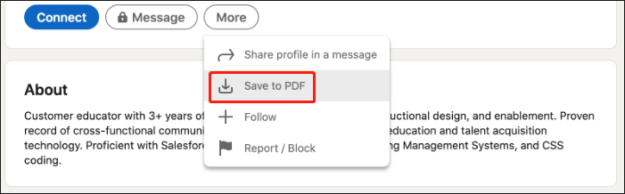 save to PDF