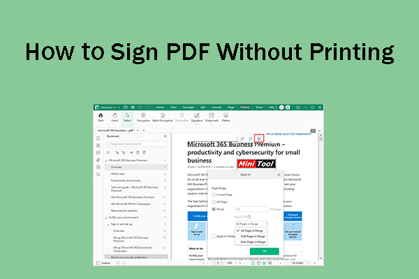 Do You Want to Sign PDF Without Printing? Here Is the Way!