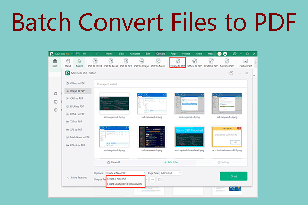 How to Batch Convert Word/Excel/PPT/JPG/PNG/DWG/HTML to PDF