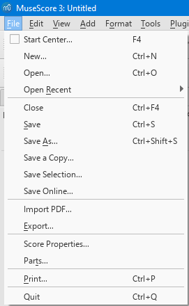 MuseScore Export