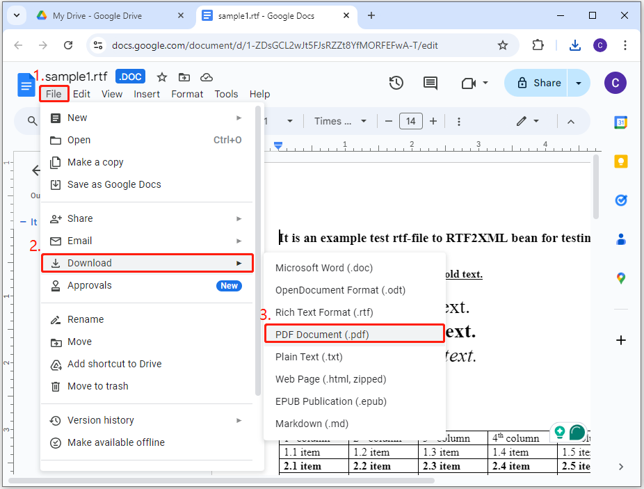 select PDF Document