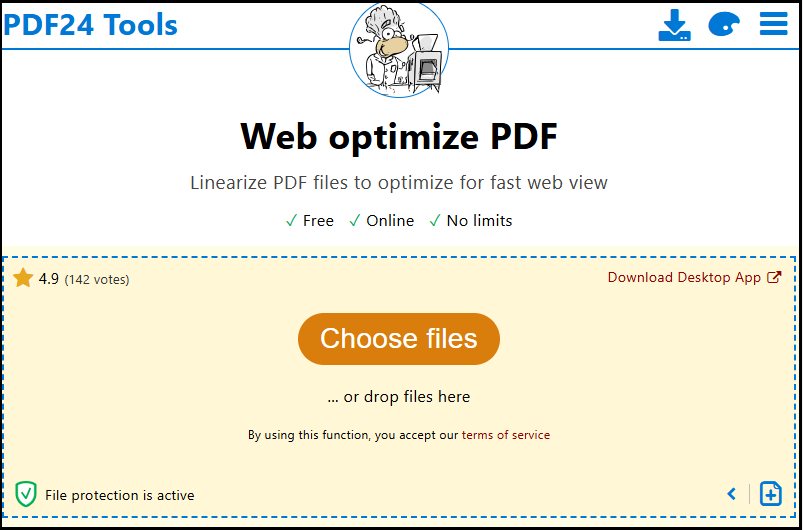 the interface of PDF24 Tools