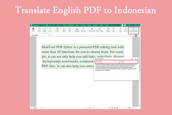 How to Translate English PDF to Indonesian – 3 Ways for You